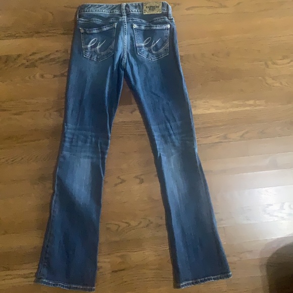 Express Stella Low Rise Boot Cut Jeans - Picture 4 of 5